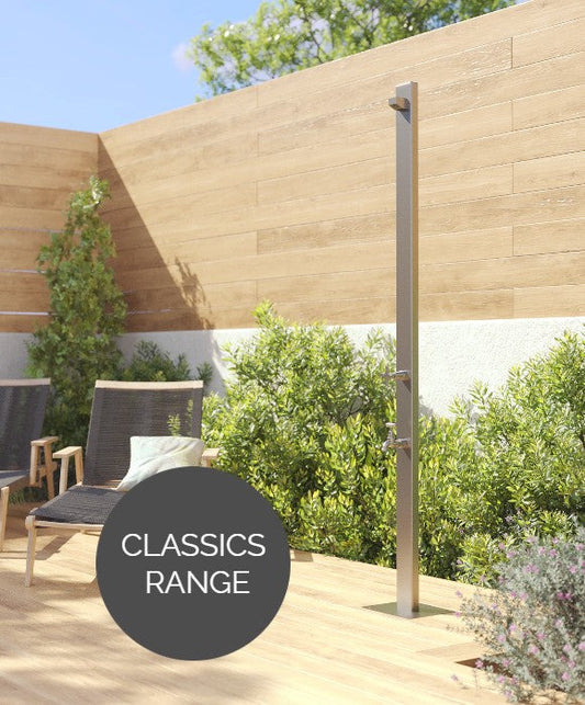 Rainware Outdoor Shower - Aussie Premium 2501 - Cold Shower + Cold Footwash Freestanding