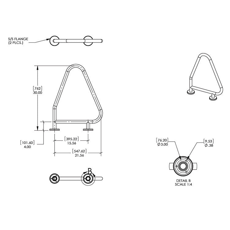 Triangle Grab Rail – South Coast Pool Company