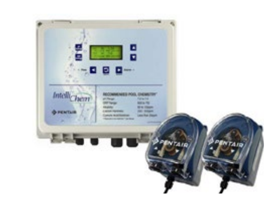 Intellichem Sample Line Pentair IntelliChem including two dosing pumps – South Coast Pool Company